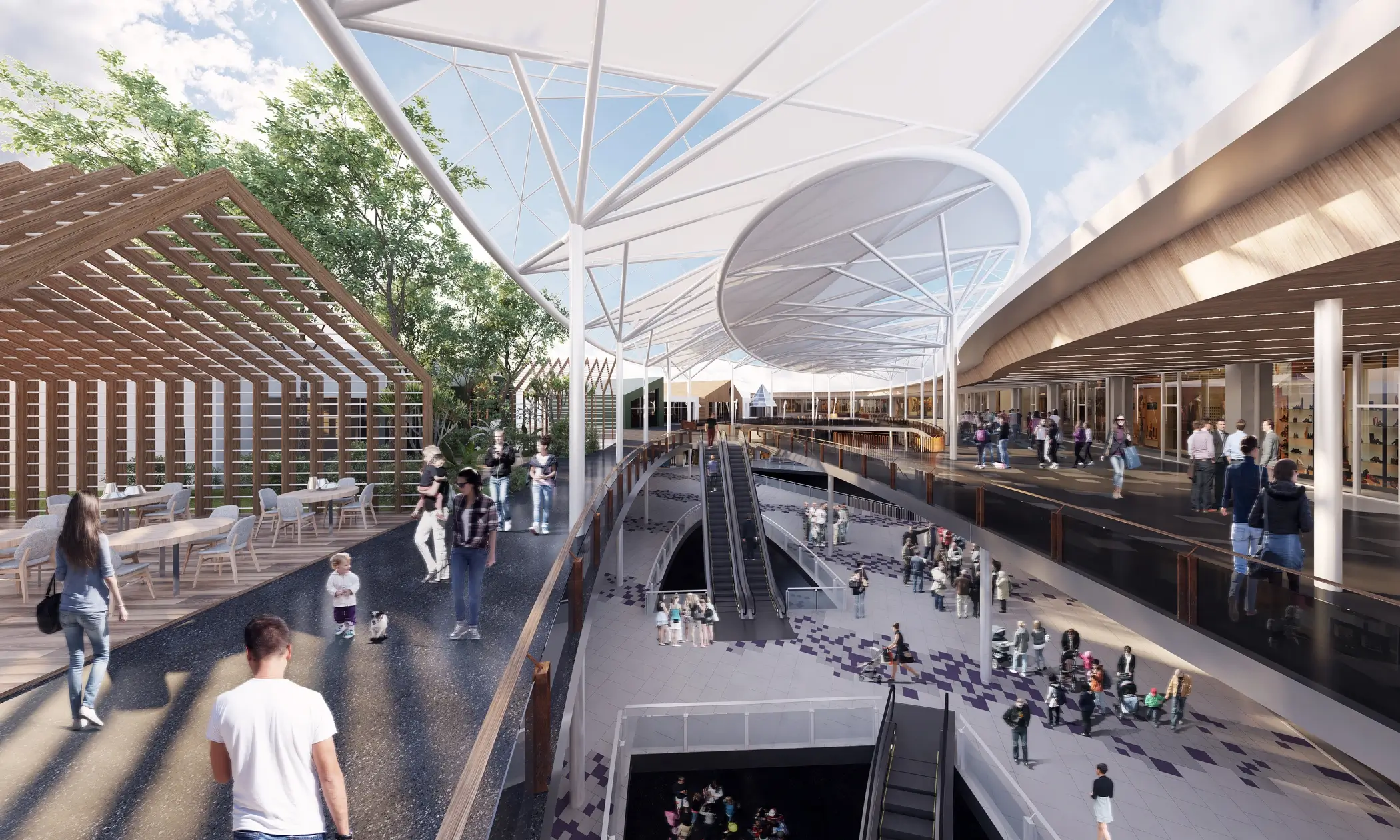 Commercial Lighting - Burgundy Mall